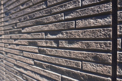 【その他】 | 広さがココロをほどく家　熊本県南区御幸笛田4丁目 | 外壁は流行りのタイル調サイディング。実物の落ち着いた色味を是非見られて下さい。