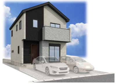 【外観パース】 | リガーレ名古屋市天白区一本松1期　全5棟　新築戸建 | キャンペーン対象物件です♪詳細は弊社ホームページもしくはスタッフまでお気軽にお問合せ下さいませ♪ お役に立てる自信があります♪