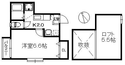 サンピース井尻の間取り