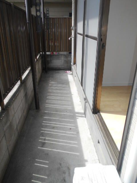 コーポ桂Ⅱのバルコニー