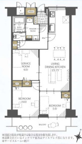 ローレルハイツ南福岡三号棟の間取り