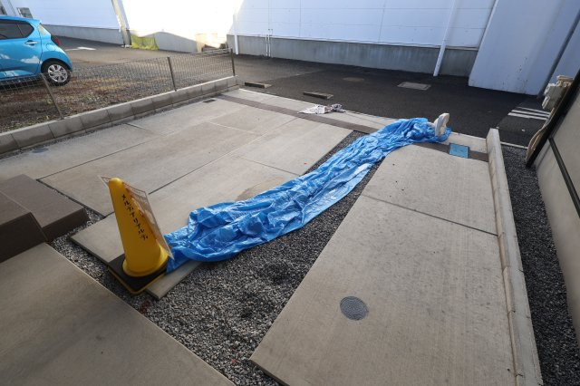 《仲介手数料無料》中央区上落合７丁目2-1新築一戸建てメルディアの駐車場|撮影日 2025年11月1日 15:20 晴れ