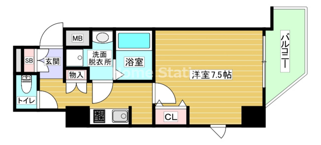 【間取り】 | エクスクルーシブレジデンス西九条