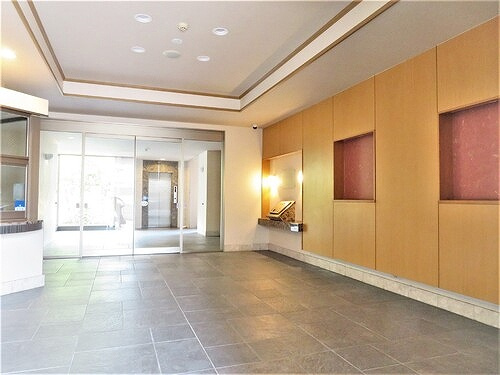 パークヒルズ己斐西町のエントランス|オートロック　※2024年5月撮影