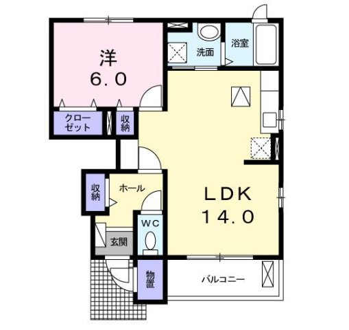 シュウェット　メゾンの間取り