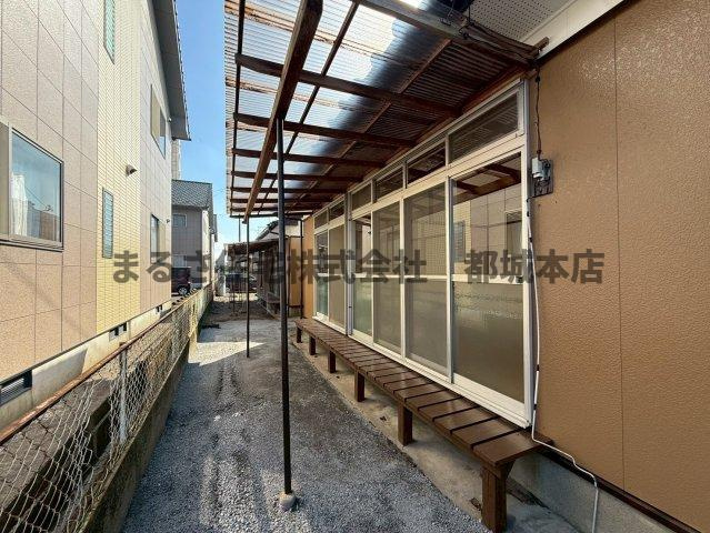 長峯貸家の庭