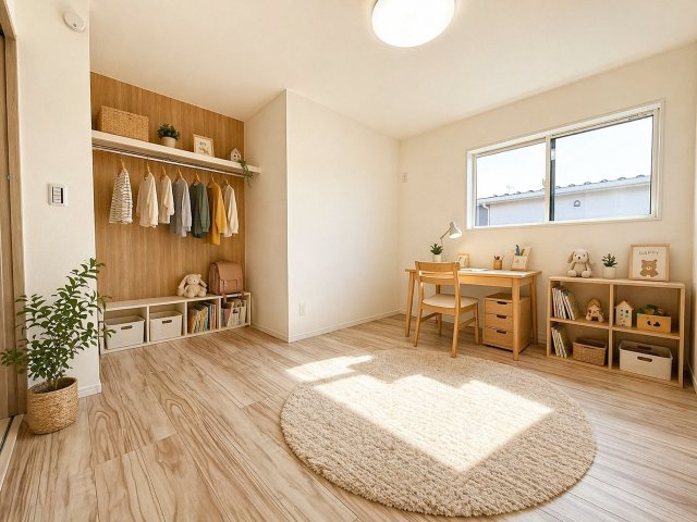 【洋室】 | 【洋室　CG家具設置イメージ】
※画像内に含まれる家具家電はCGで作成したイメージです。実際の物件には付帯しません。