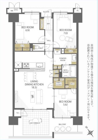 ロイヤルガーデンプラザ宇多津駅前壱番館の間取り