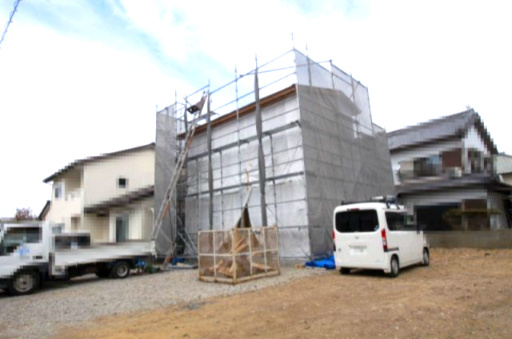 香南市野市町西野　新築戸建　西棟（全2区画）の外観|土地面積　139.69㎡（約42.25坪）