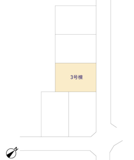 GL読谷村大湾２期３棟の区画図