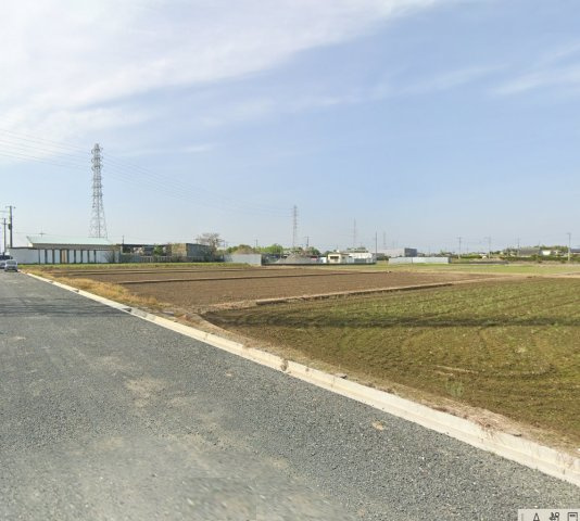 敷地面積288坪　売地　越谷市平方④の前面道路含む現地写真|「浦和」ＩＣまで１２．１ｋｍ！　「三郷」ＩＣまで２０．５ｋｍ！