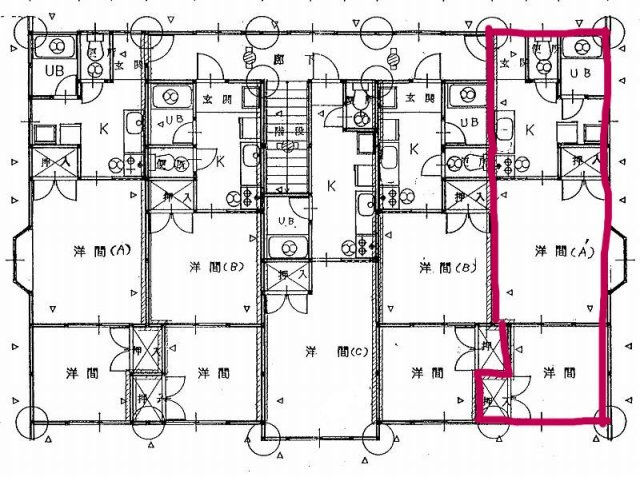 コーポパインの間取り