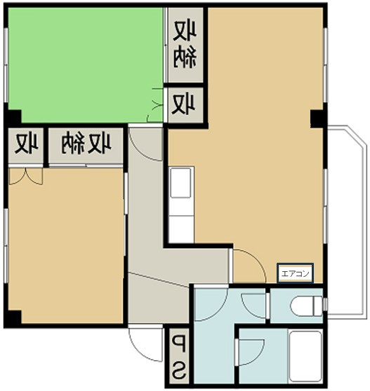 ハイツいせきD棟の間取り