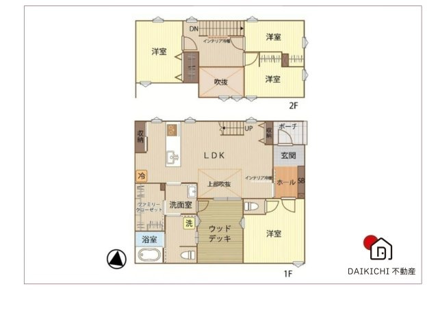 【間取り】 | 加須市北下新井　中古戸建