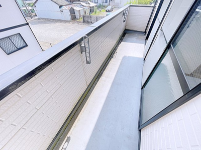 【バルコニー】 | サンパティーク日向B棟【名古屋市賃貸・CATV】