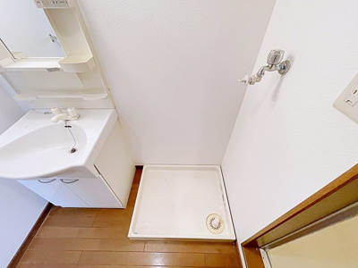 【洗面所】 | サンパティーク日向B棟【名古屋市賃貸・CATV】