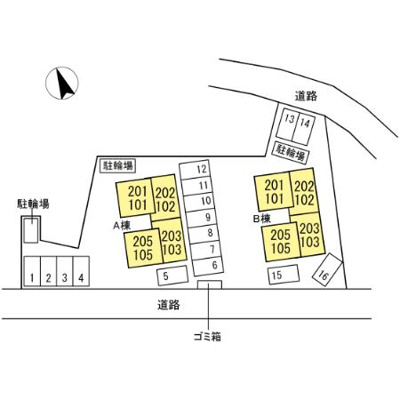 【区画図】 | パストラルＫＡ棟