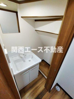 【洗面所】 | 日下町１丁目貸家