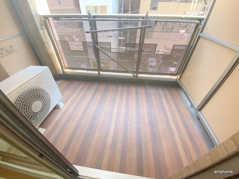 マスターズレジデンス道頓堀Ⅱ　仲介手数料無料のバルコニー