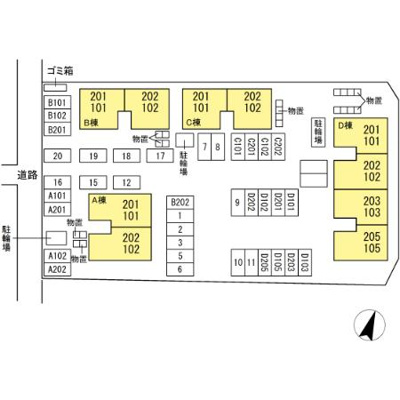 【区画図】 | サンヨークC棟