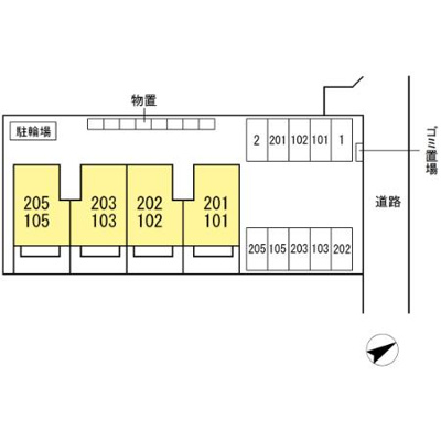 【区画図】 | ブランシェ本生