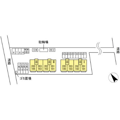 【区画図】 | グランドール三柳Ⅰ