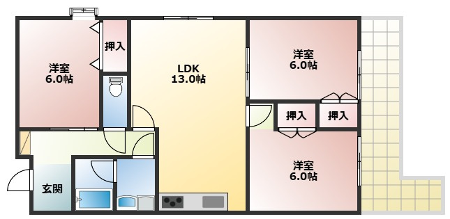 【間取り】 | サンクリスタルハウス