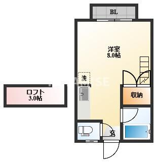 エステートハイツ出雲の間取り
