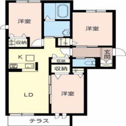 シャーメゾン構の間取り