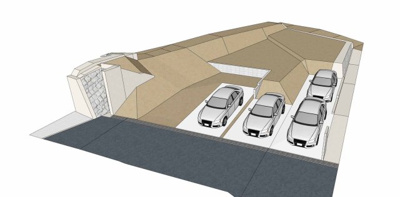【外観パース】 | 吹田市樫切山　売り土地