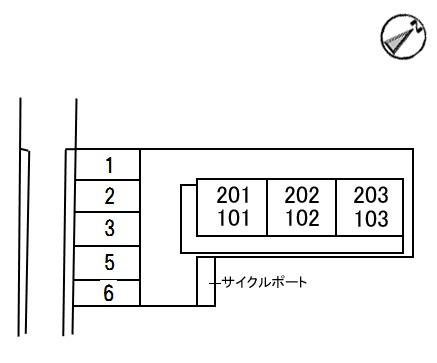 【区画図】 | フレグランスレイC　