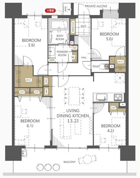 【間取り】の画像