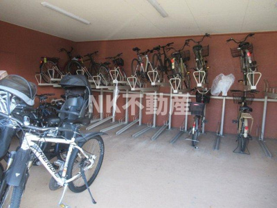 【その他共用部分】 | グレイスコート（吉田賃貸） | 駐輪場です