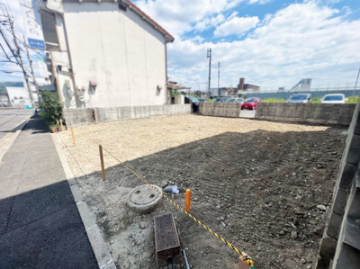 【前面道路含む現地写真】 | 宇治市五ケ庄西田　土地