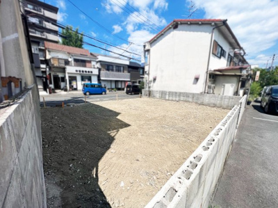 【前面道路含む現地写真】 | 宇治市五ケ庄西田　土地