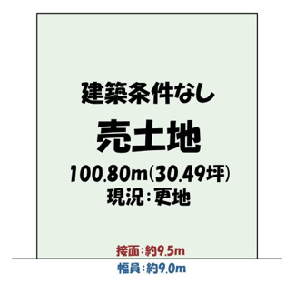 【土地図】 | 宇治市五ケ庄西田　土地