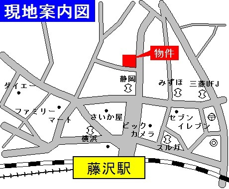 メゾンイナモト２の地図|駅近徒歩４分　コンビニ・スーパー至近