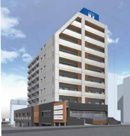 日野駅徒歩2分 日河出口ビル 1階A区画 22.4坪 新築ビルの画像