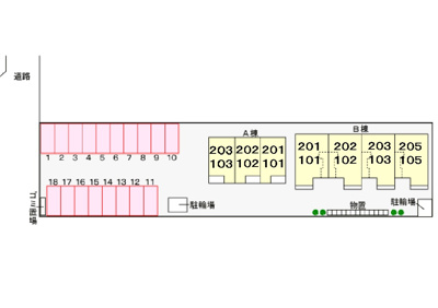【区画図】 | エクセルディアコートＳＫＰ．Ａ