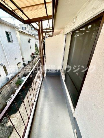 明美の里町テラスハウスのバルコニー