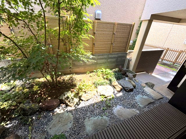 所沢市喜多町の庭|お庭で自由な時間を過ごせます