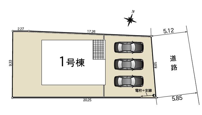 【間取り】 | 沼津市東椎路 6期 新築一戸建て | 区画図です