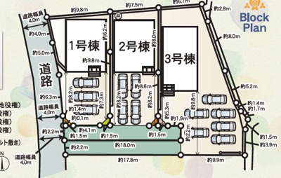【区画図】 | 伊豆の国市三福 4期 新築一戸建て 1号棟 | 1号棟の区画図です