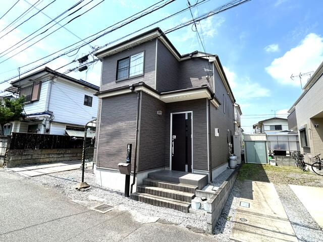 宇都宮市兵庫塚３丁目　4ＬＤＫ　中古住宅の前面道路含む現地写真