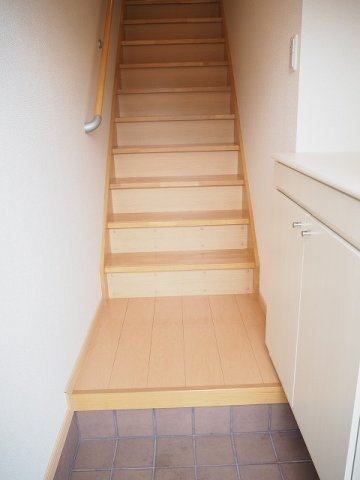 クロワールベルＡの玄関|玄関です