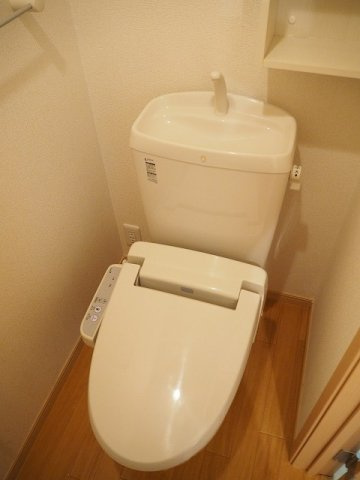 クロワールベルＡのトイレ|トイレもきれいです