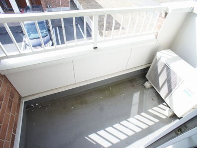 【バルコニー】 | グレイスハイツＡ | 日当たり良好！お洗濯物がたくさん干せます♪