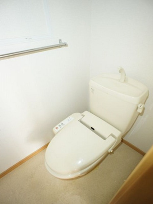 【トイレ】 | グレイスハイツＡ | 温水洗浄暖房便座機能付きです♪