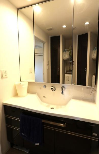 モアグレース岐阜加納10階の独立洗面台