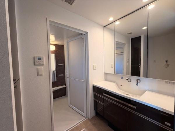 モアグレース岐阜加納10階の独立洗面台